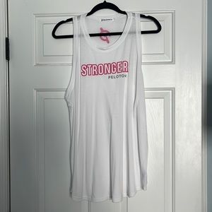 XL Peloton Stronger shirt. Part of breast cancer collection.